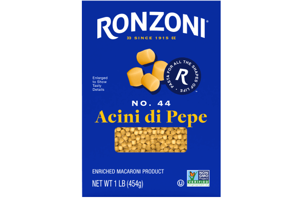 front of ronzoni acini di pepe packaging
