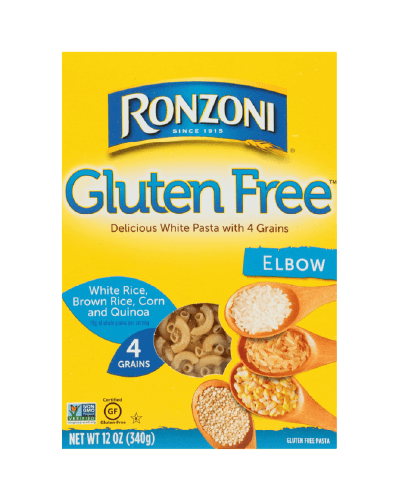 Ronzoni Gluten free Elbows is one of several gluten-free pastas