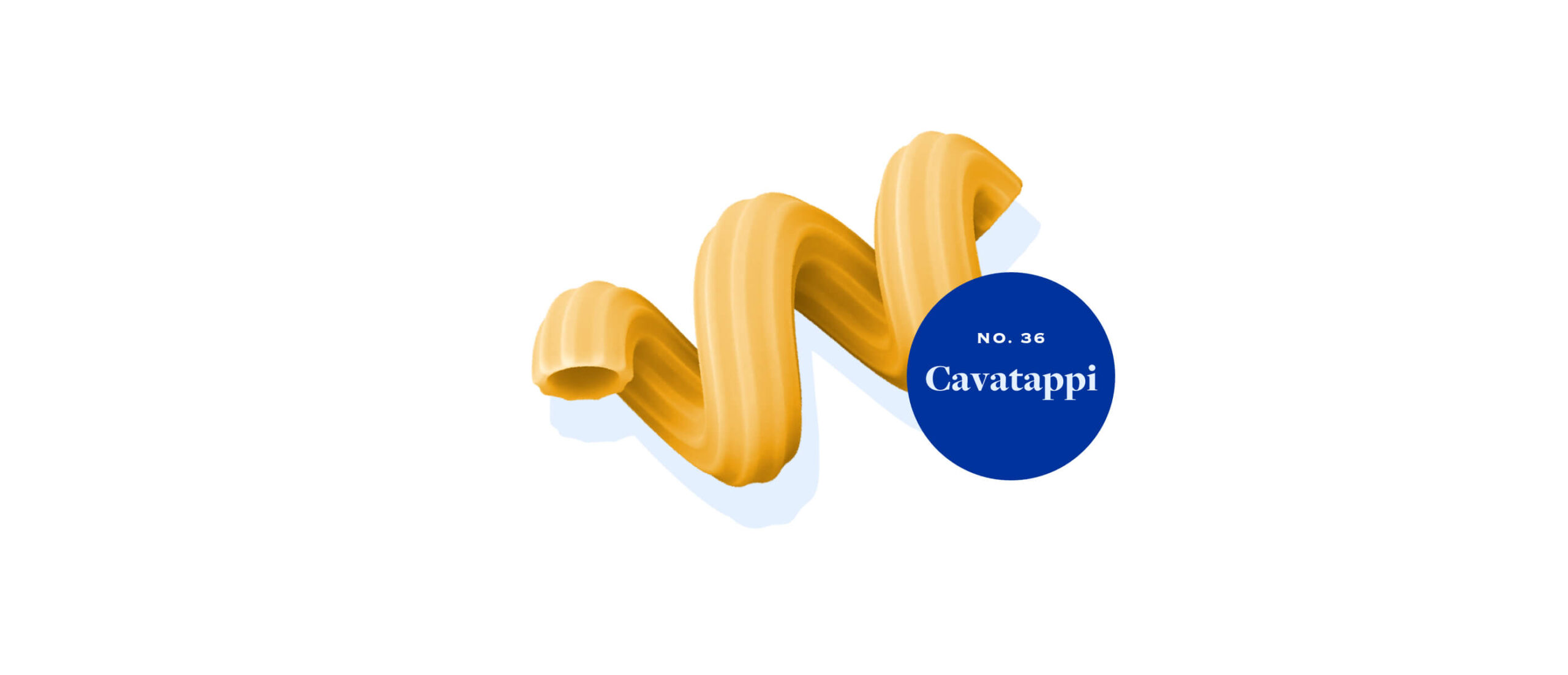 Ronzoni Cavatappi, a loose spiral pasta with a hollow middle.