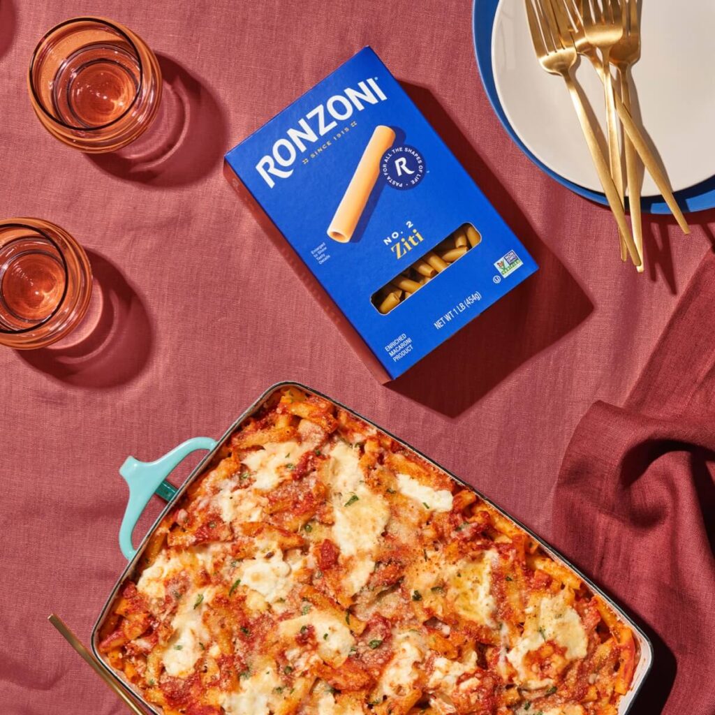 Ronzoni® Pasta Shapes Pasta for All of Life’s Dynamics